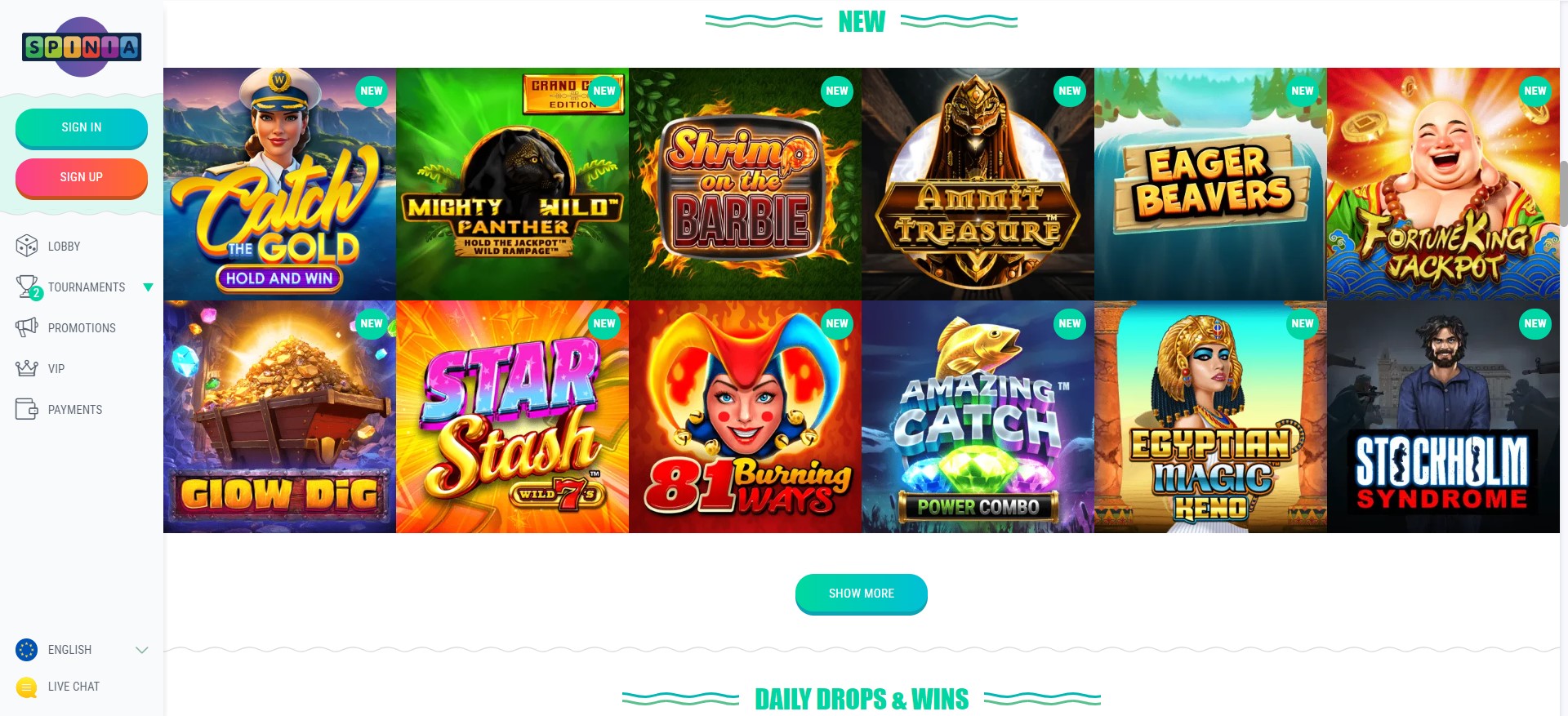 Spinia Casino 2