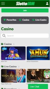 SlottoJam Casino Mobiel