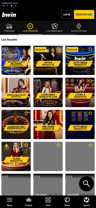 Bwin mobiel casino online