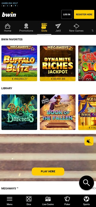 bwin mobiel casino