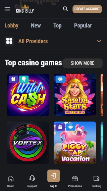King Billy casino 3m