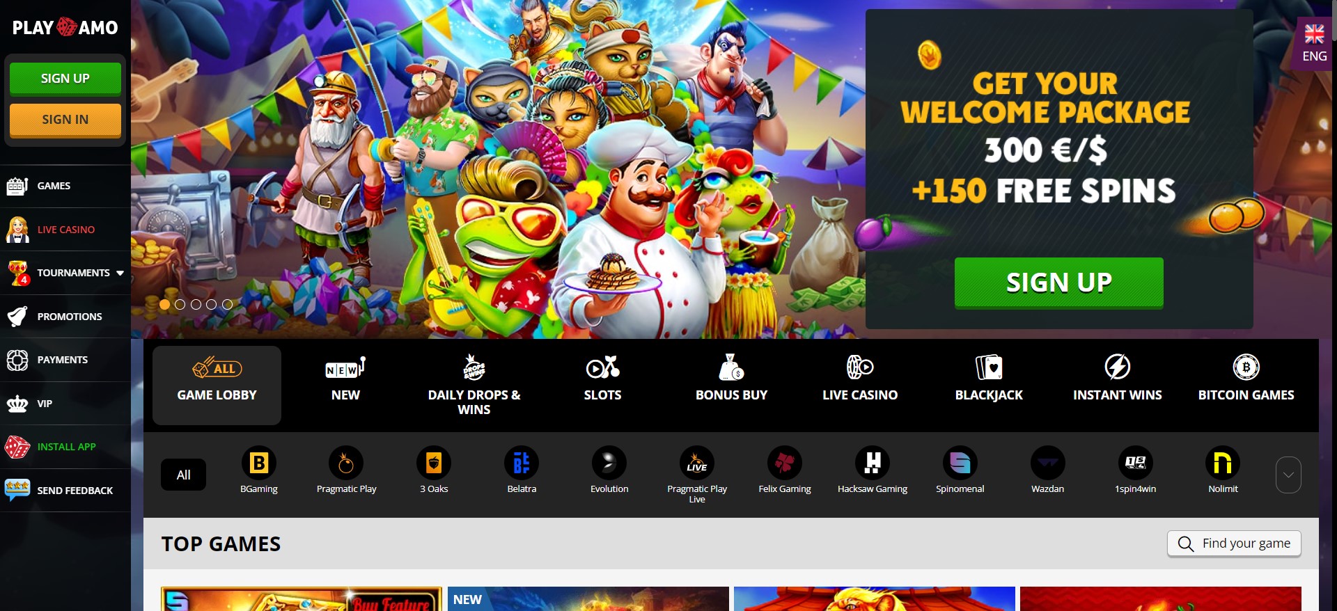 PlayAmo Casino 1