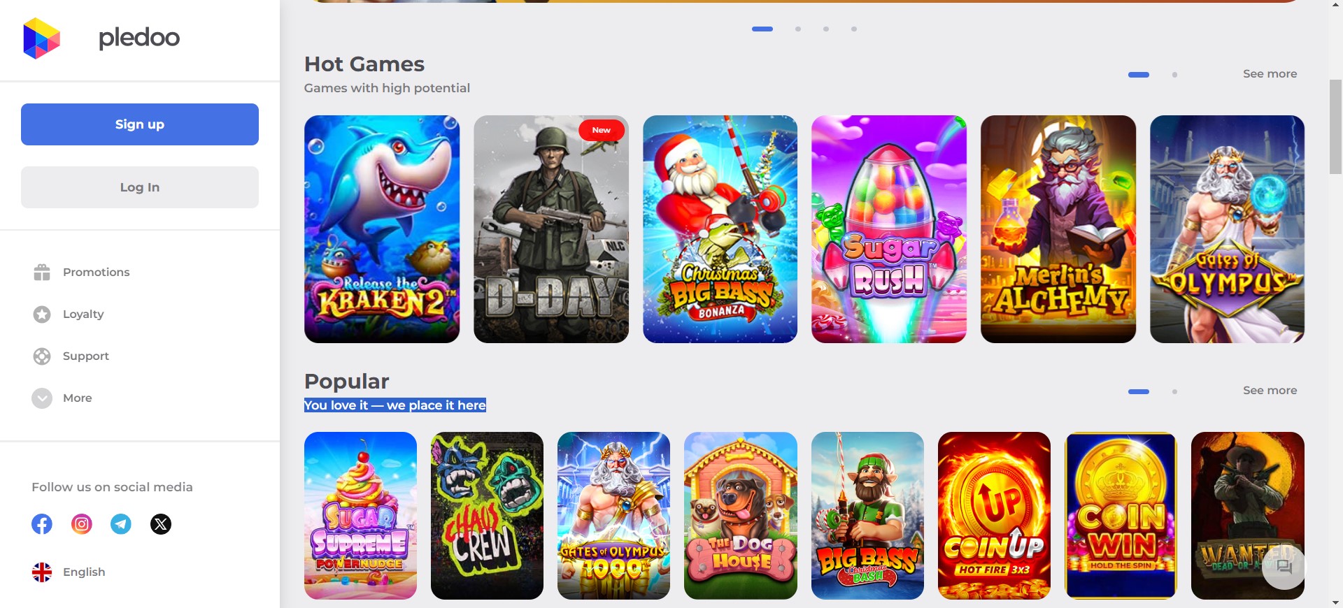 Pledoo casino 2