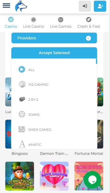 Wolfy casino 6m