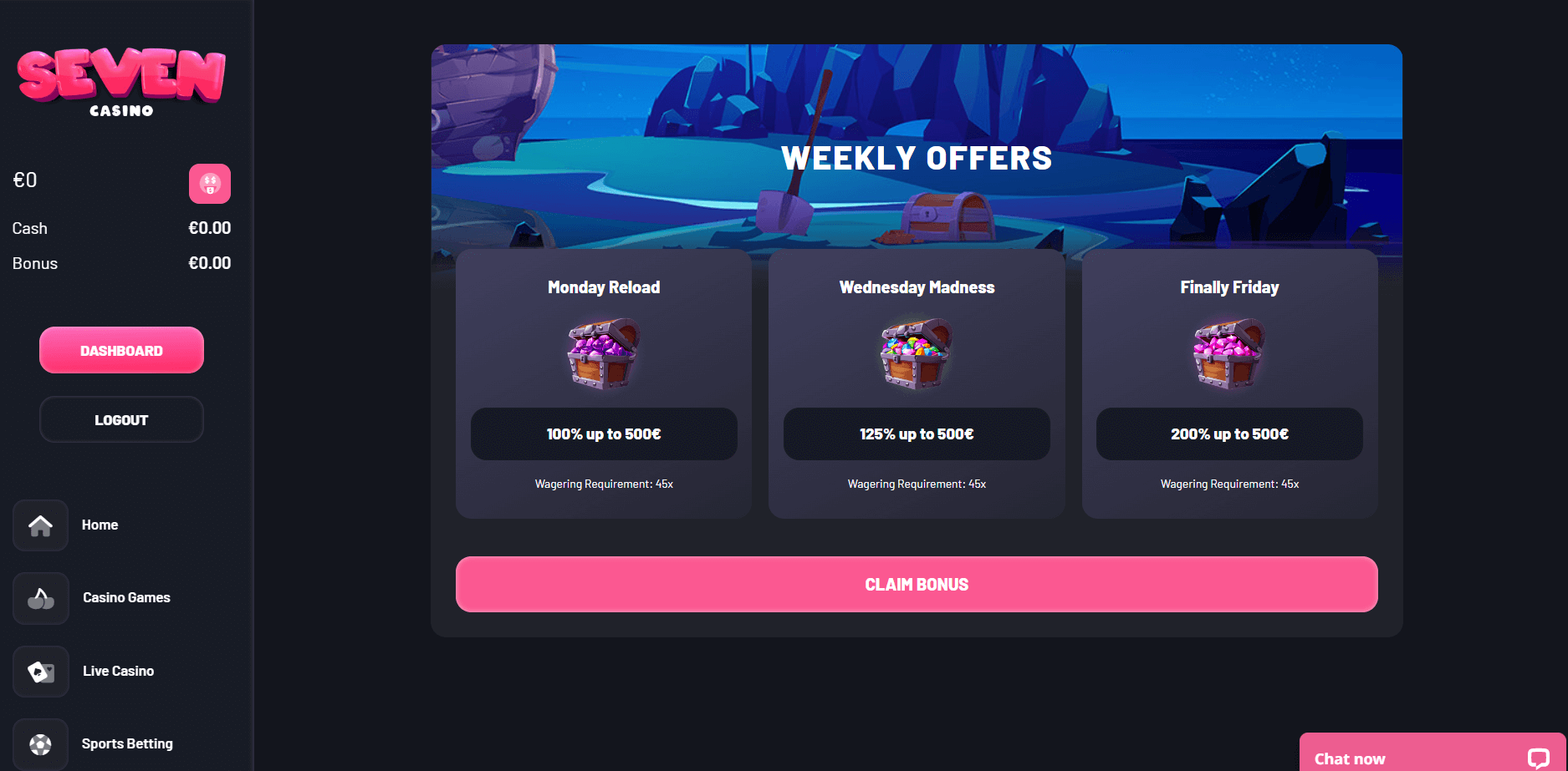 Seven Casino Promotions
