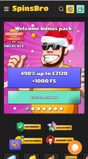 SpinsBro Casino 2m