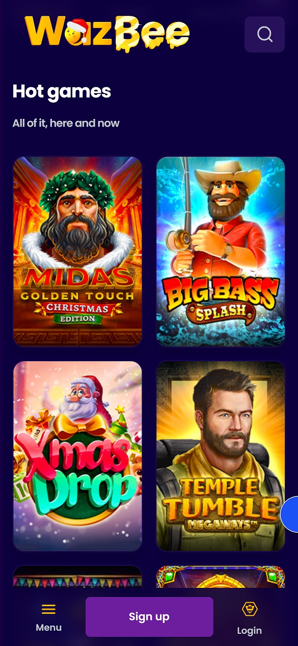 wazbee.casino_(iPhone 12 Pro)3