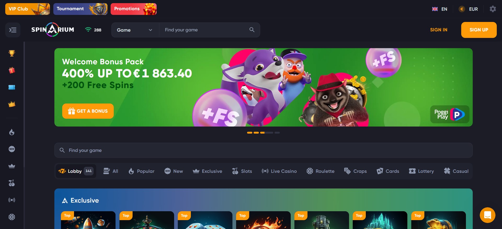 Spinarium Casino 1