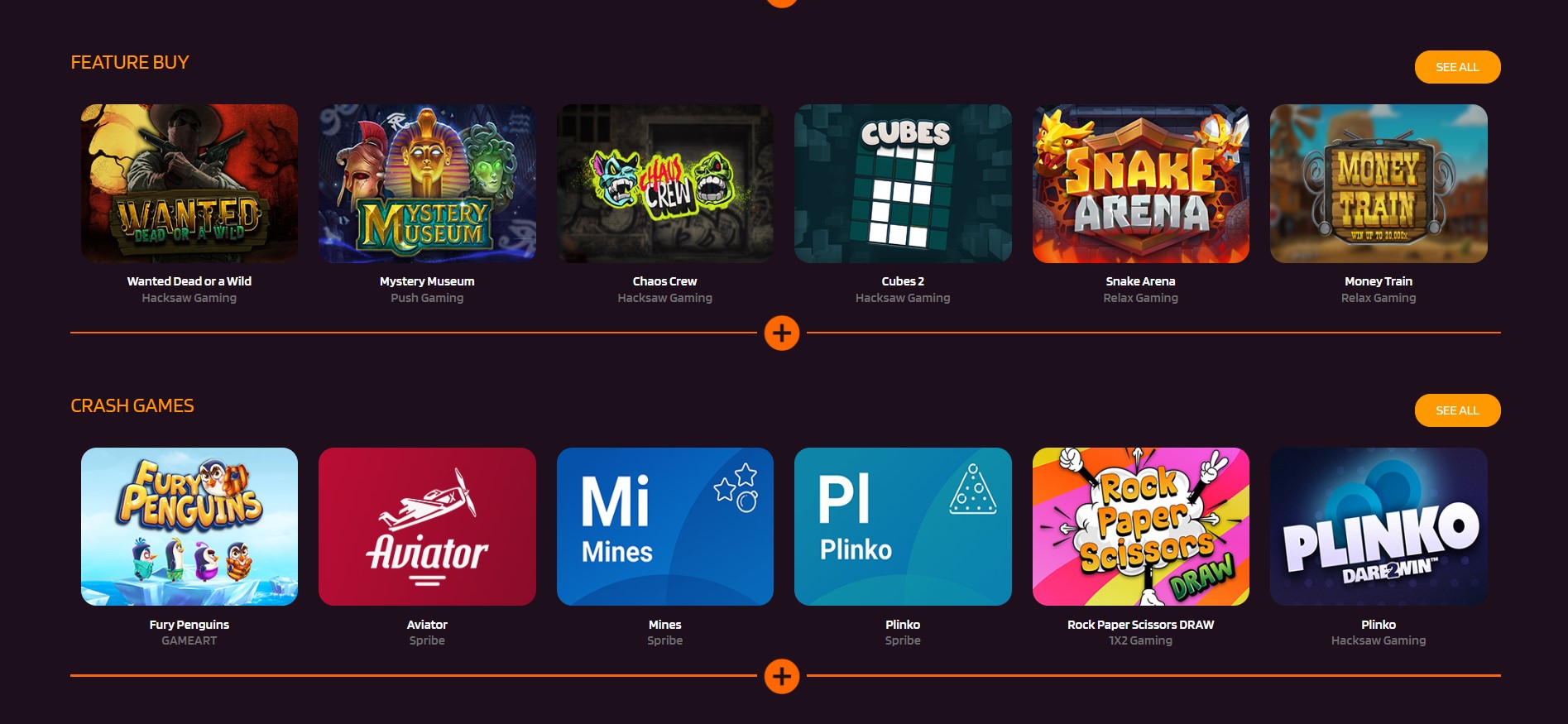 crashspel op de HappySlots casino website