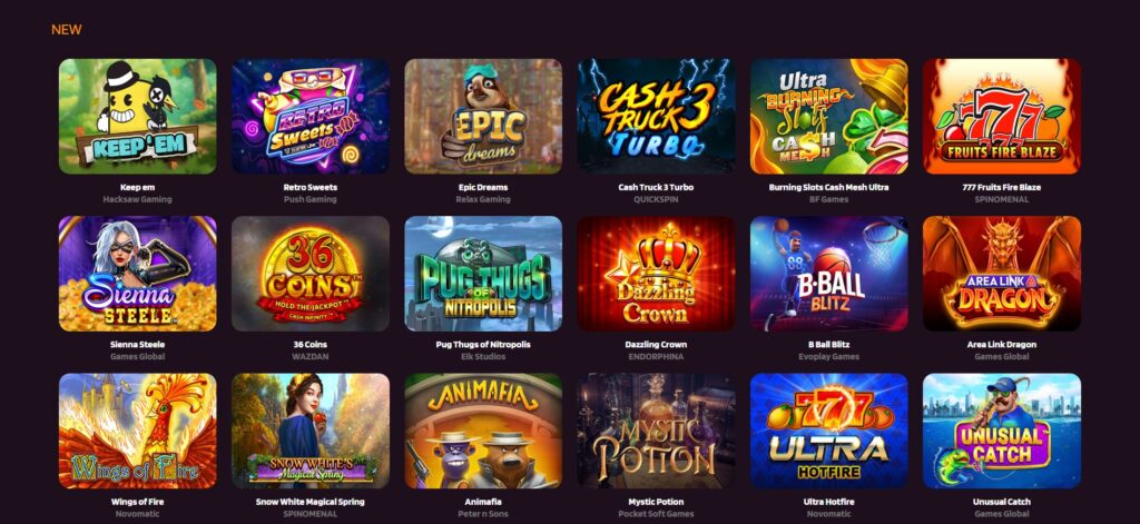 HappySlots casino games