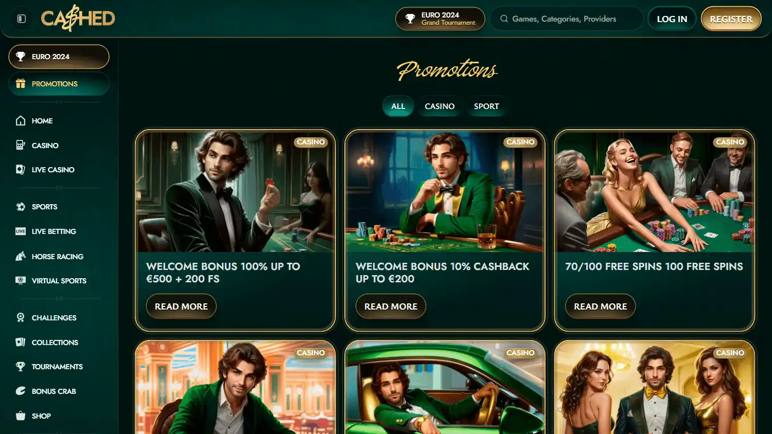 welkomstbonus op cashed casino