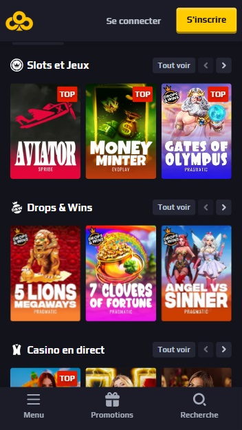 chancer-bet mobiele versie van slots