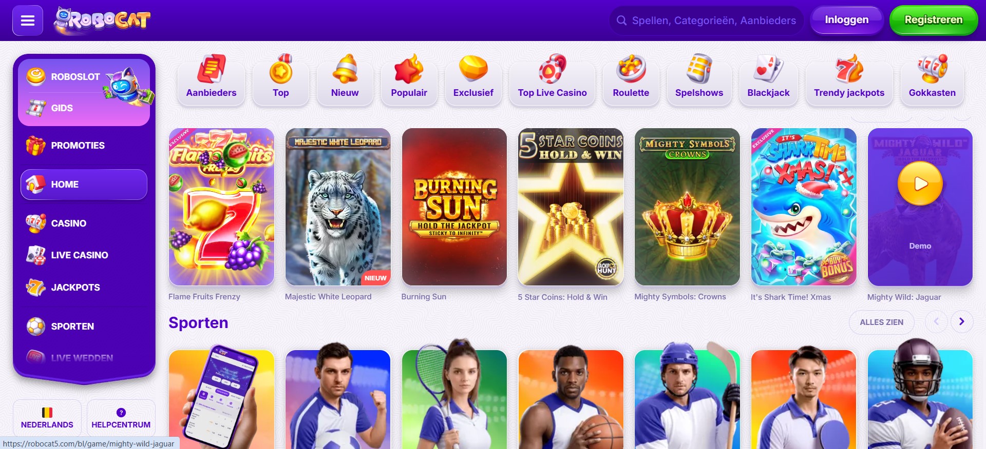 fruitautomaten in Robocat casino