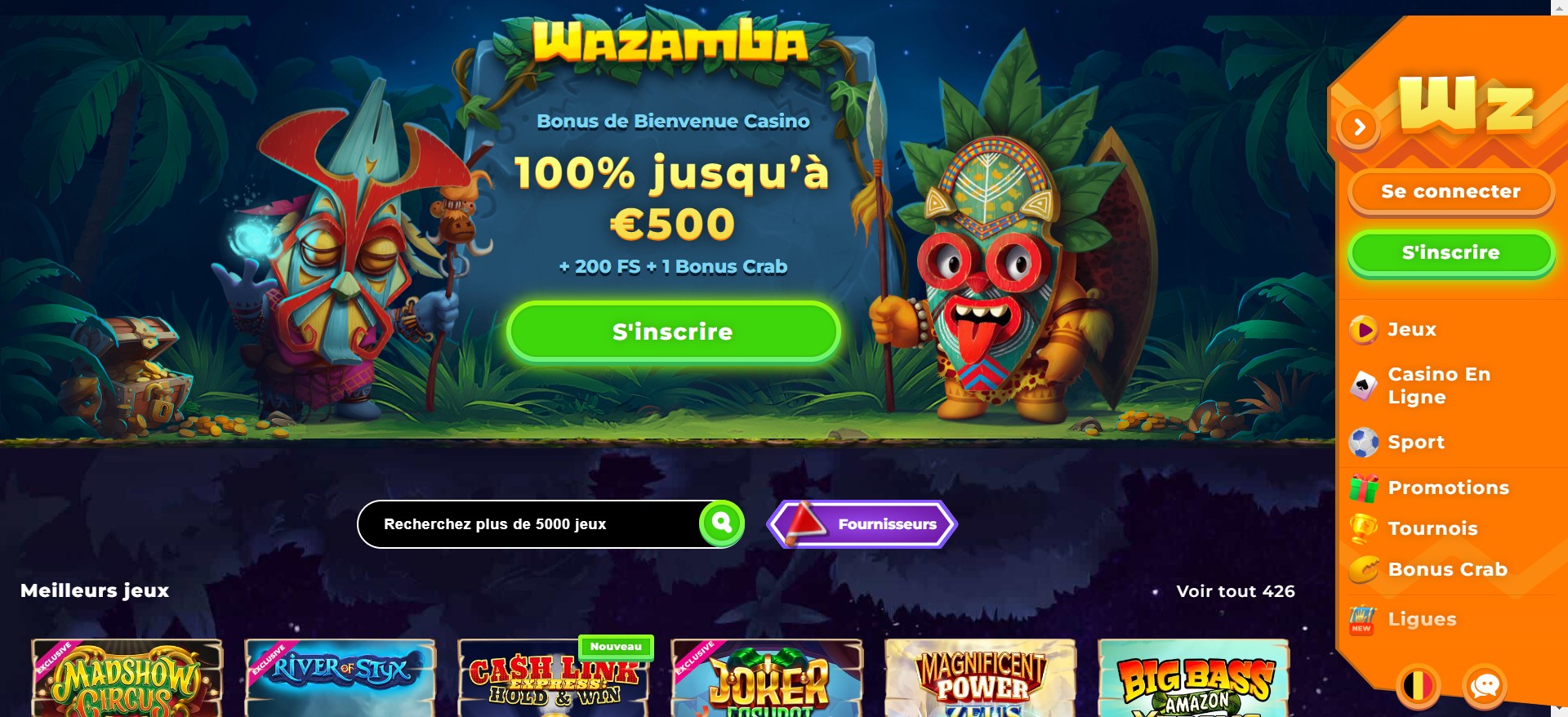 Wazamba Casino 1