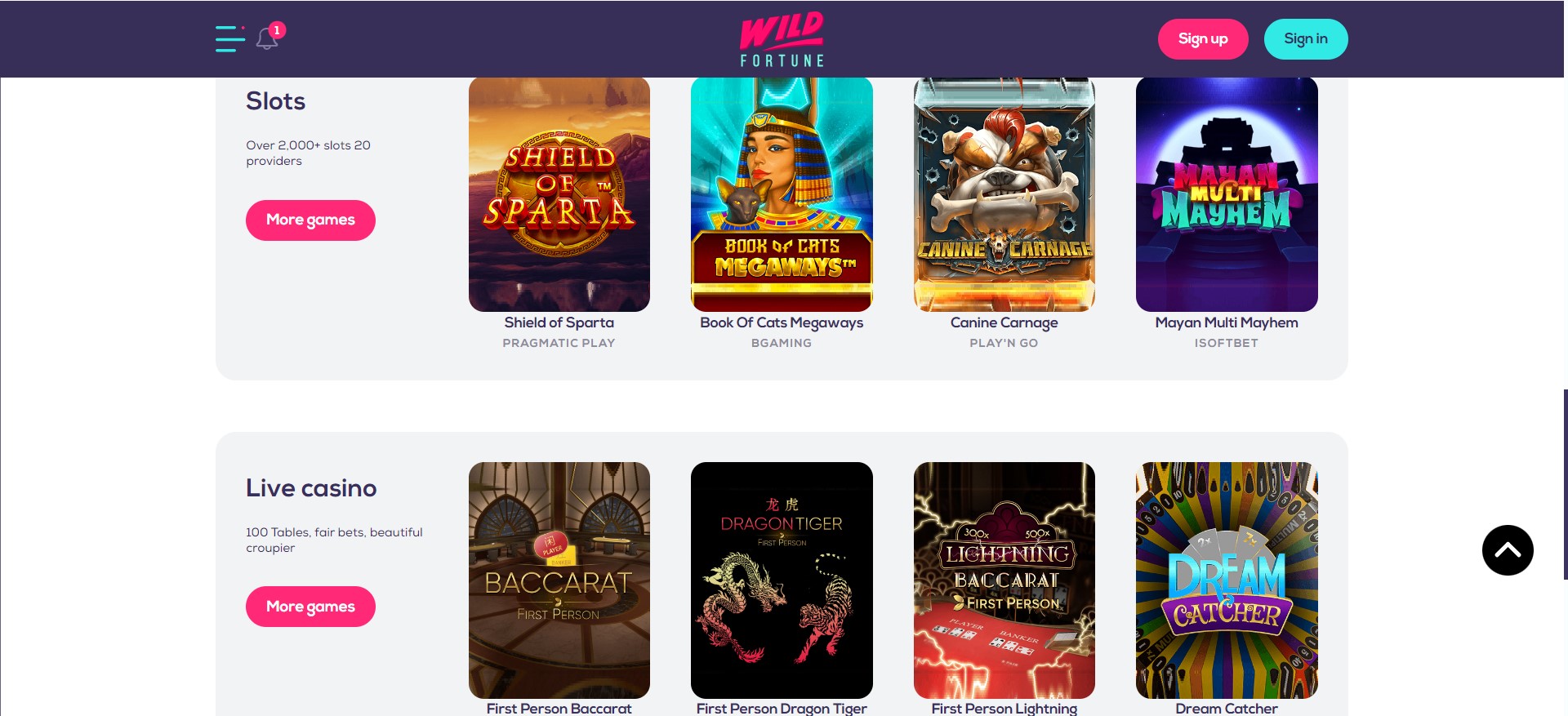 Wild Fortune Casino 3