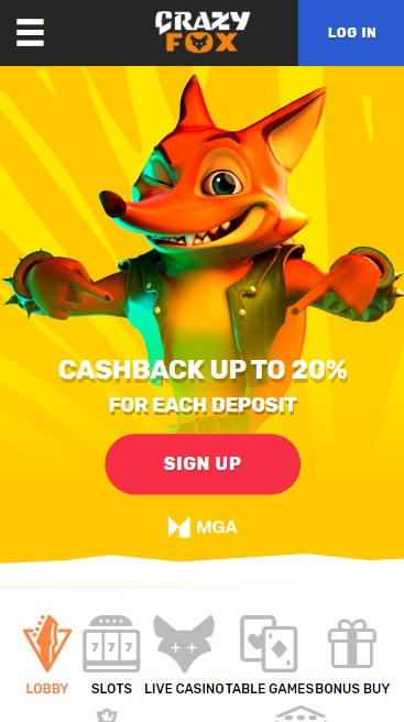 Crazy Fox Casino 1m