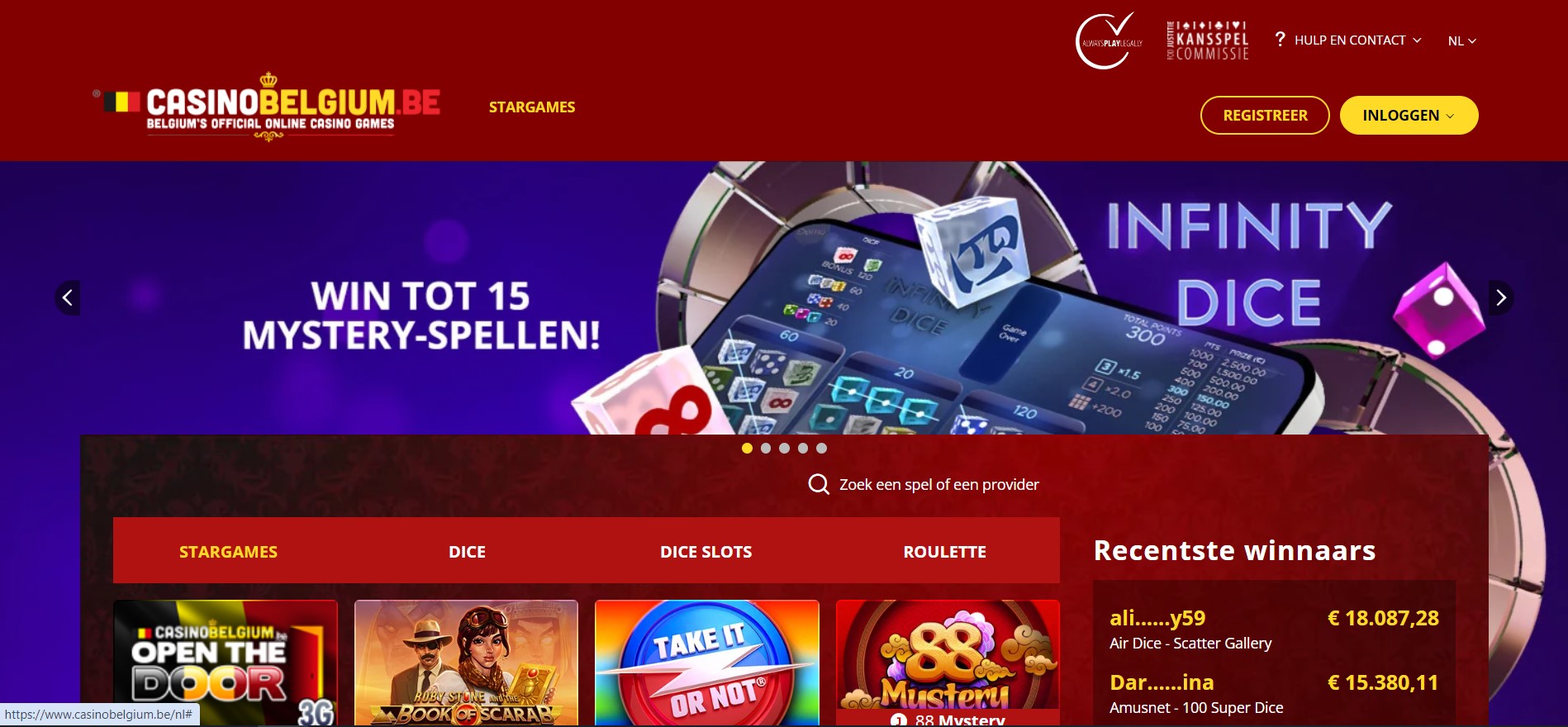 CasinoBelgium be 1