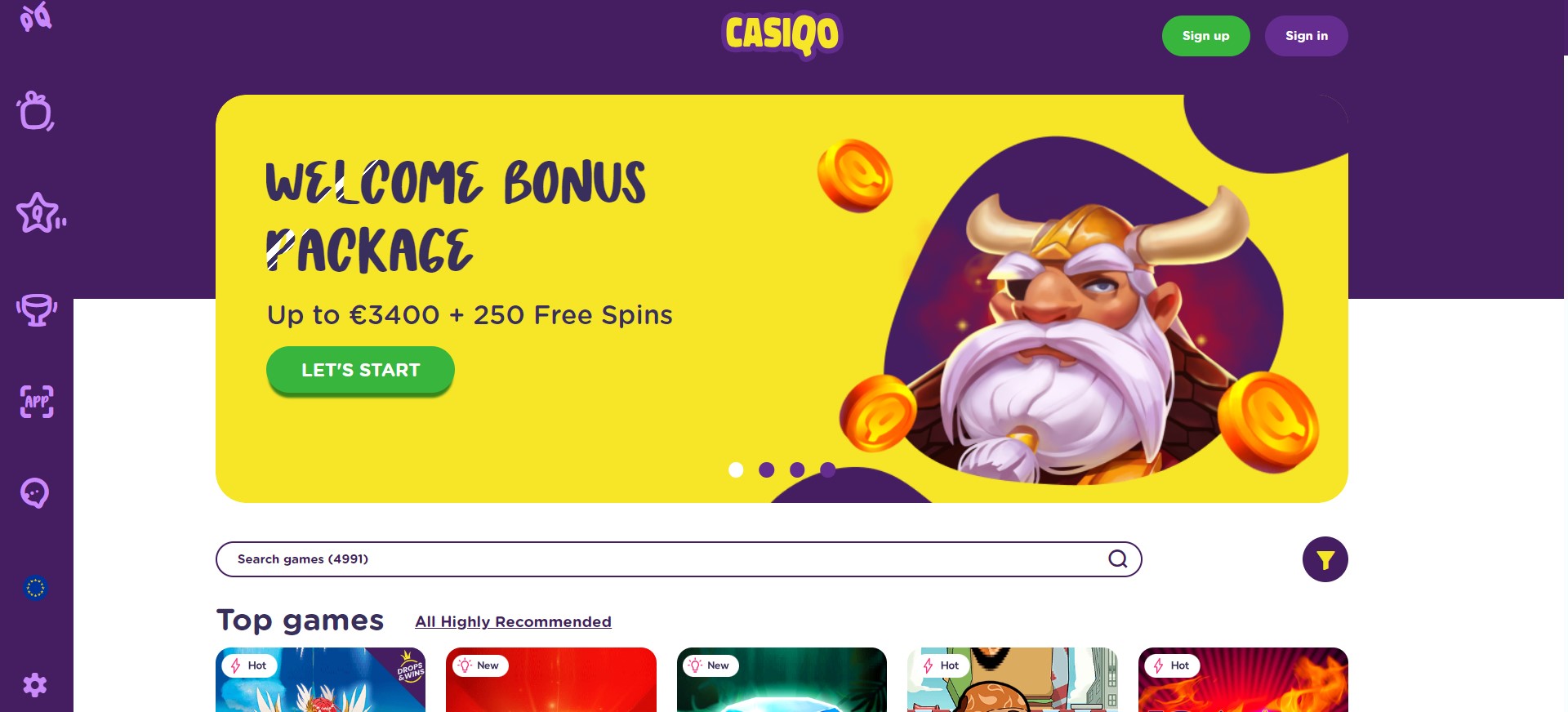 Casiqo Casino 1