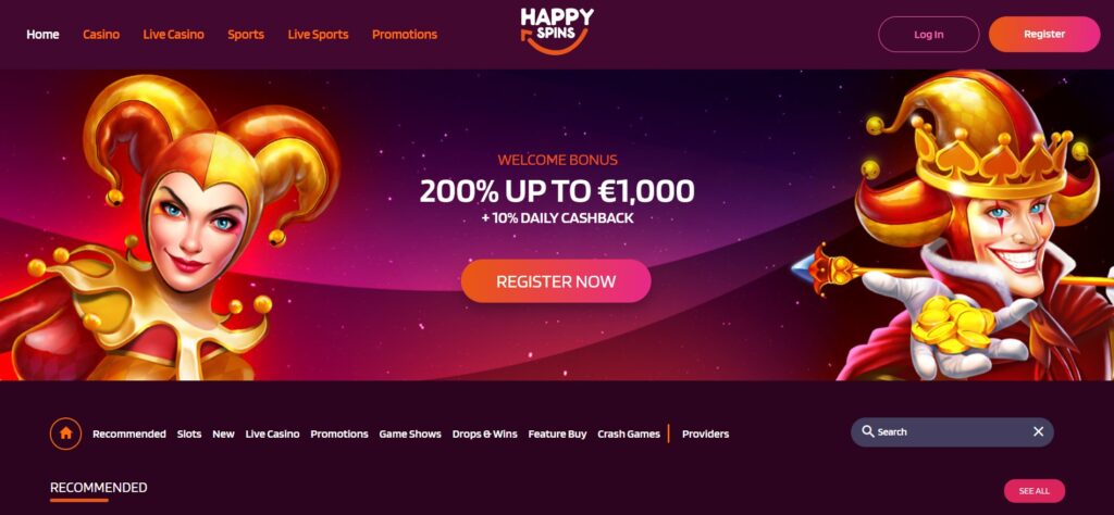 HappySpins casino 