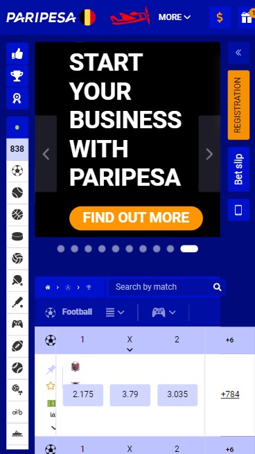 PariPesa casino 1m