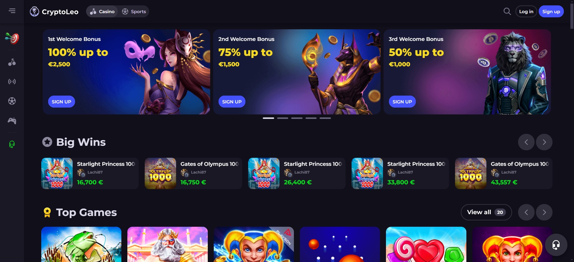 cryptoleo casino 1