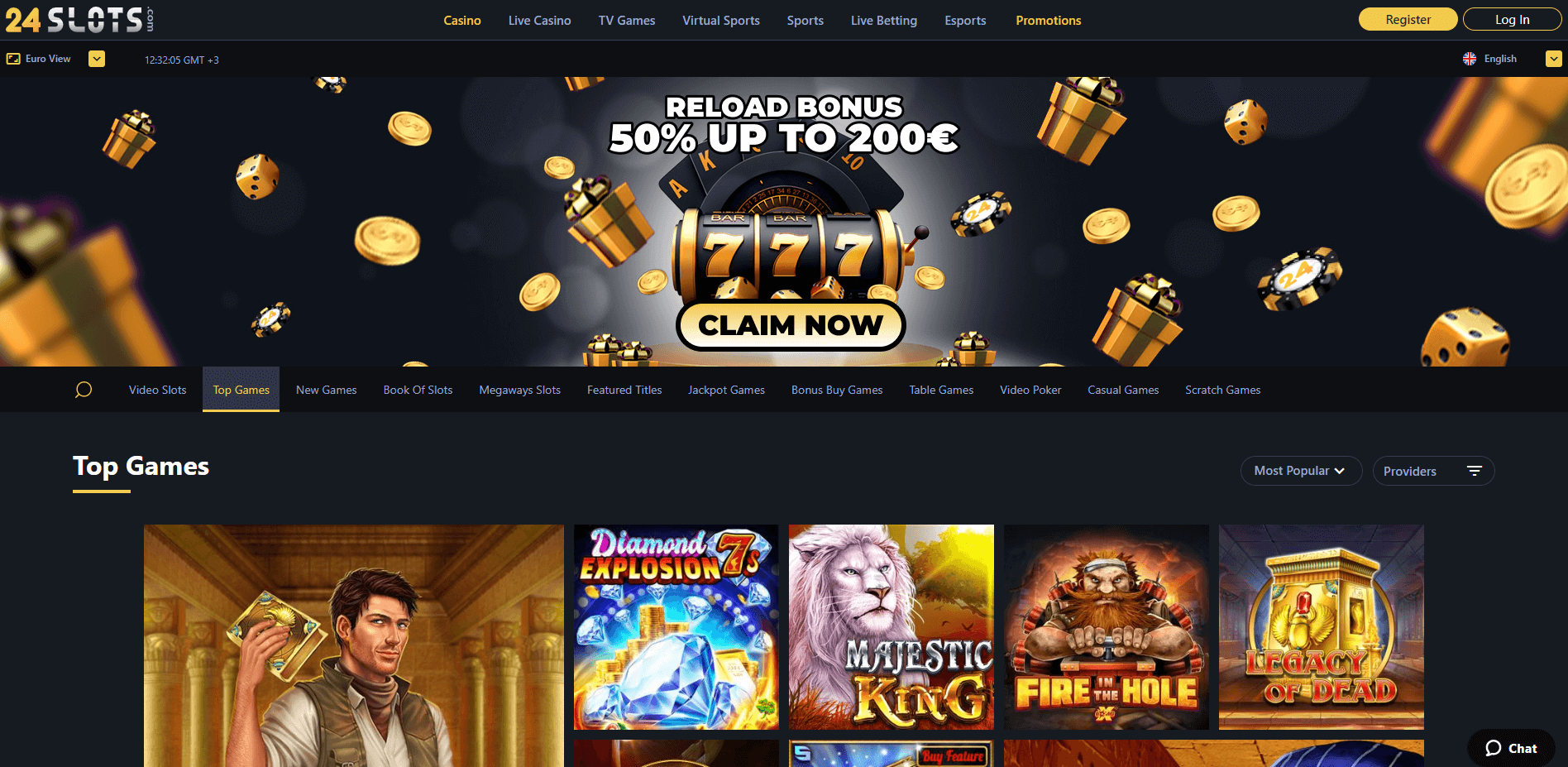 24slots casino home page