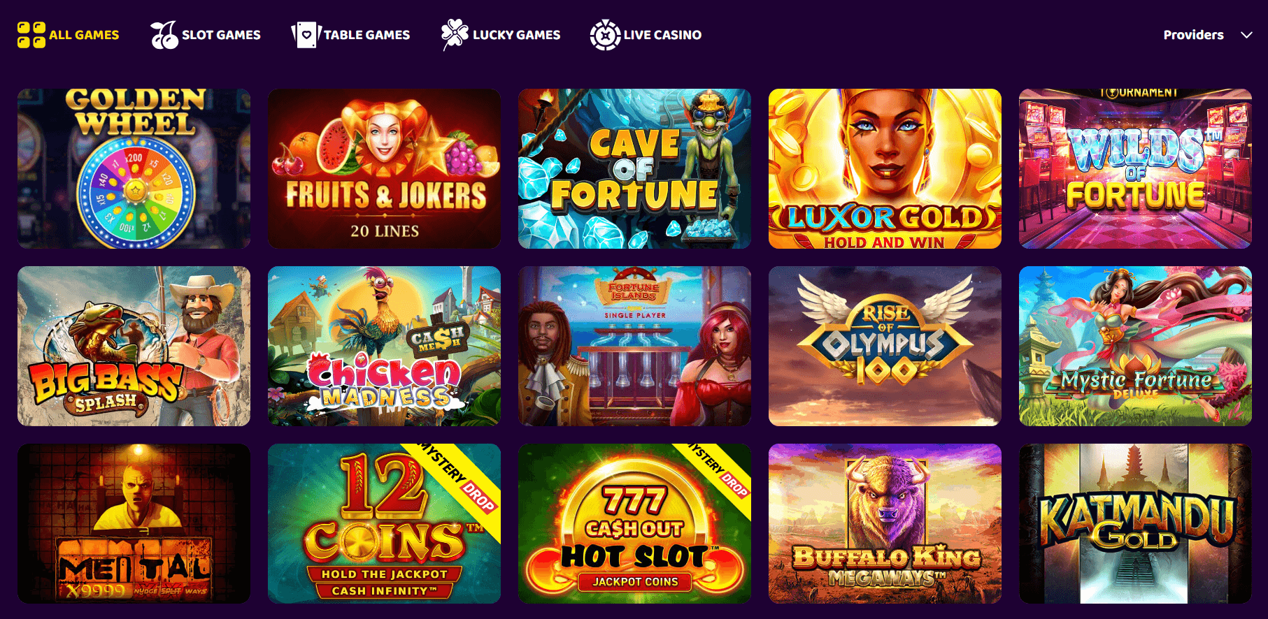 bonusbet casino games