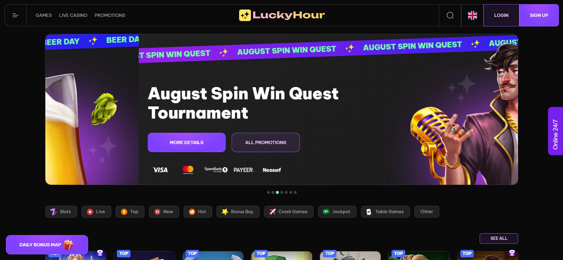 luckyhour casino 1