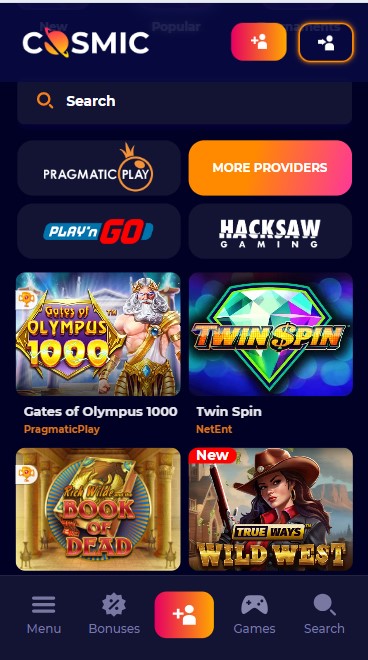 cosmicslot casino 6m