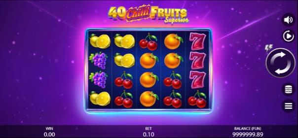 Gamzix Slot 40 Chilli Fruits Superior